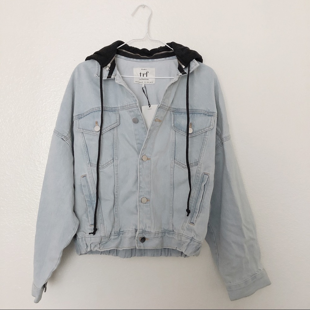 🦋Zara Hooded Denim Jacket 🦋